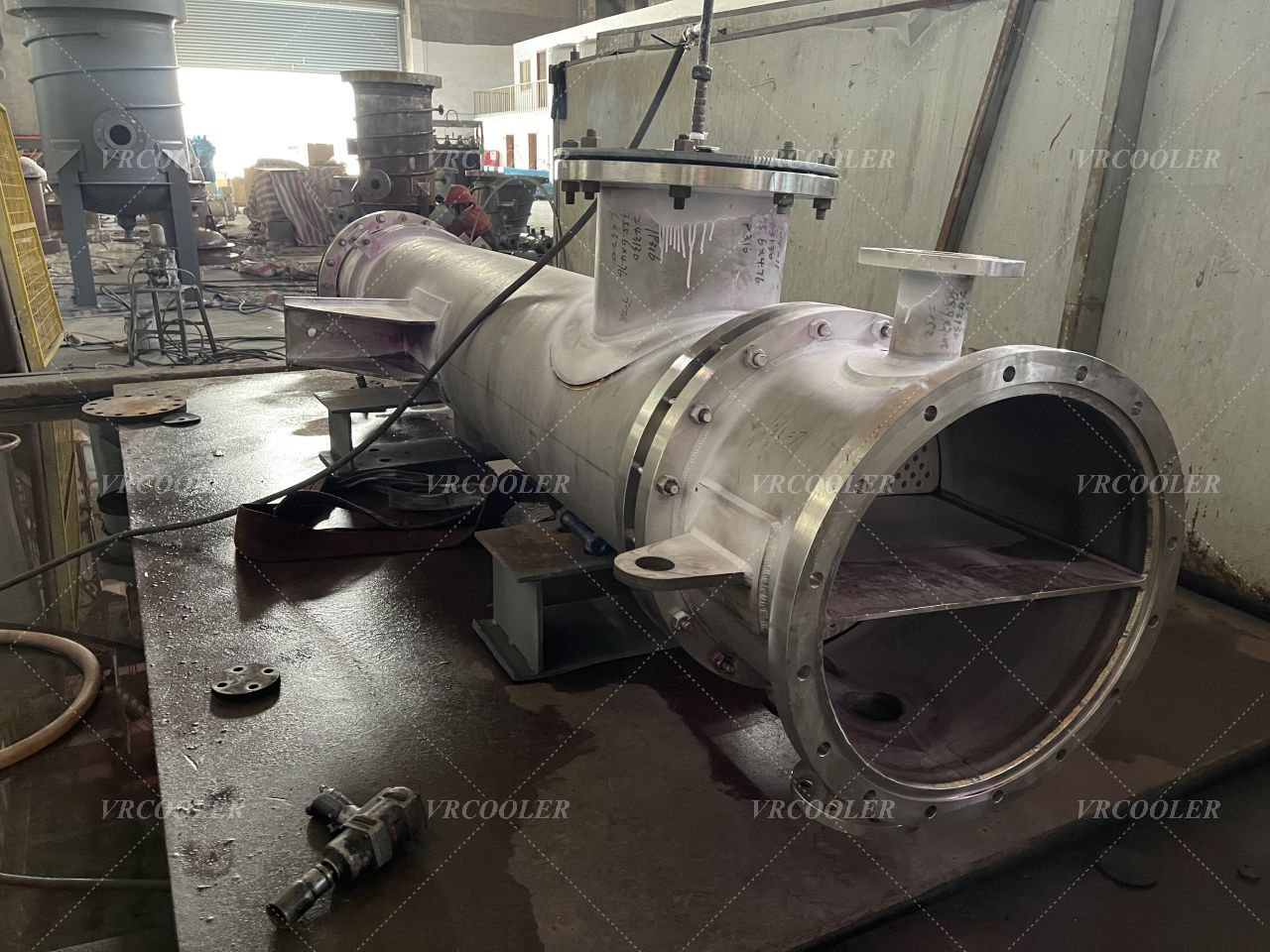Why is a tank cleaning heater important on ships?