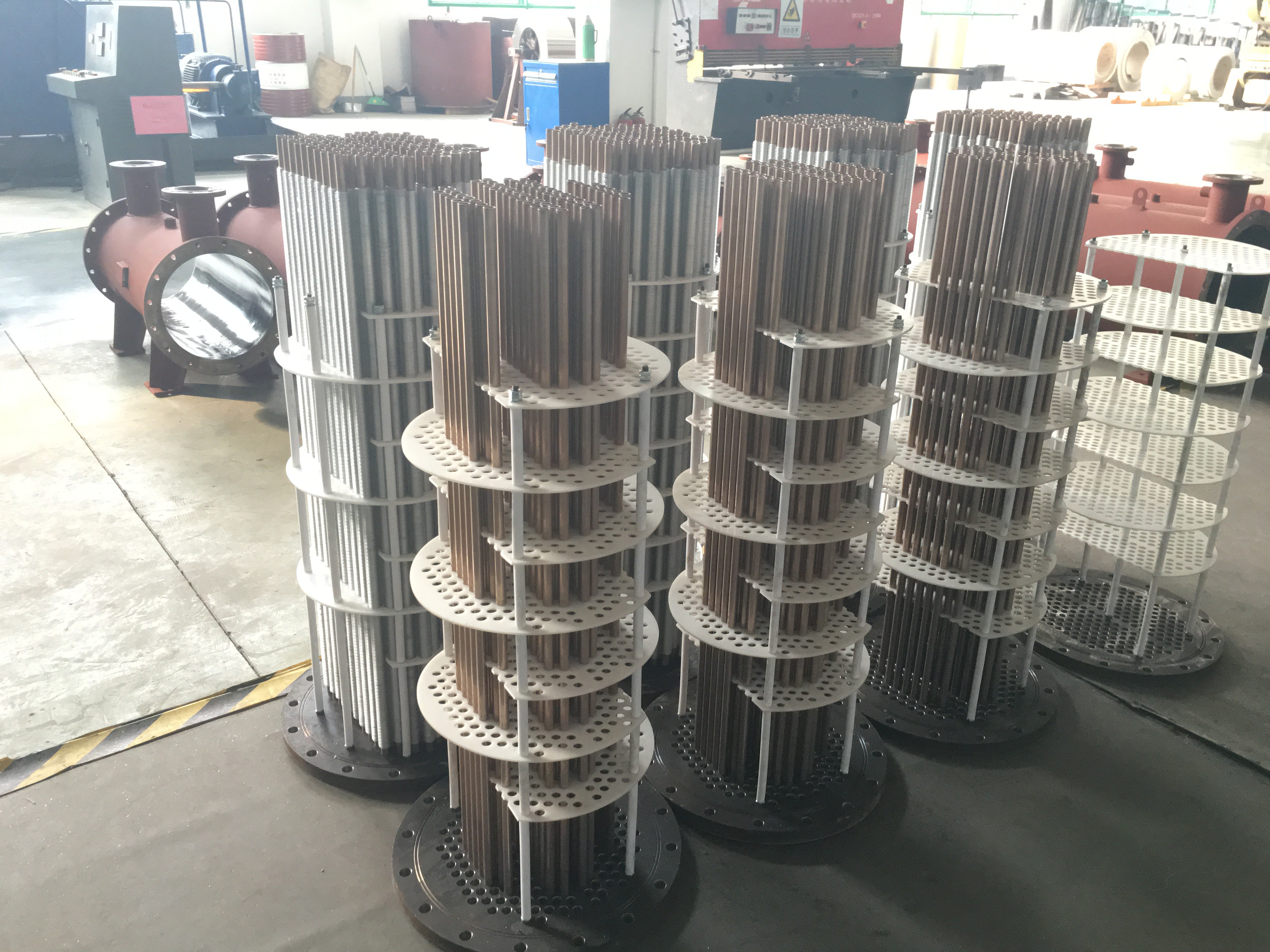 What information is needed to design or replace a waste-heat recovery tube bundle exchanger?