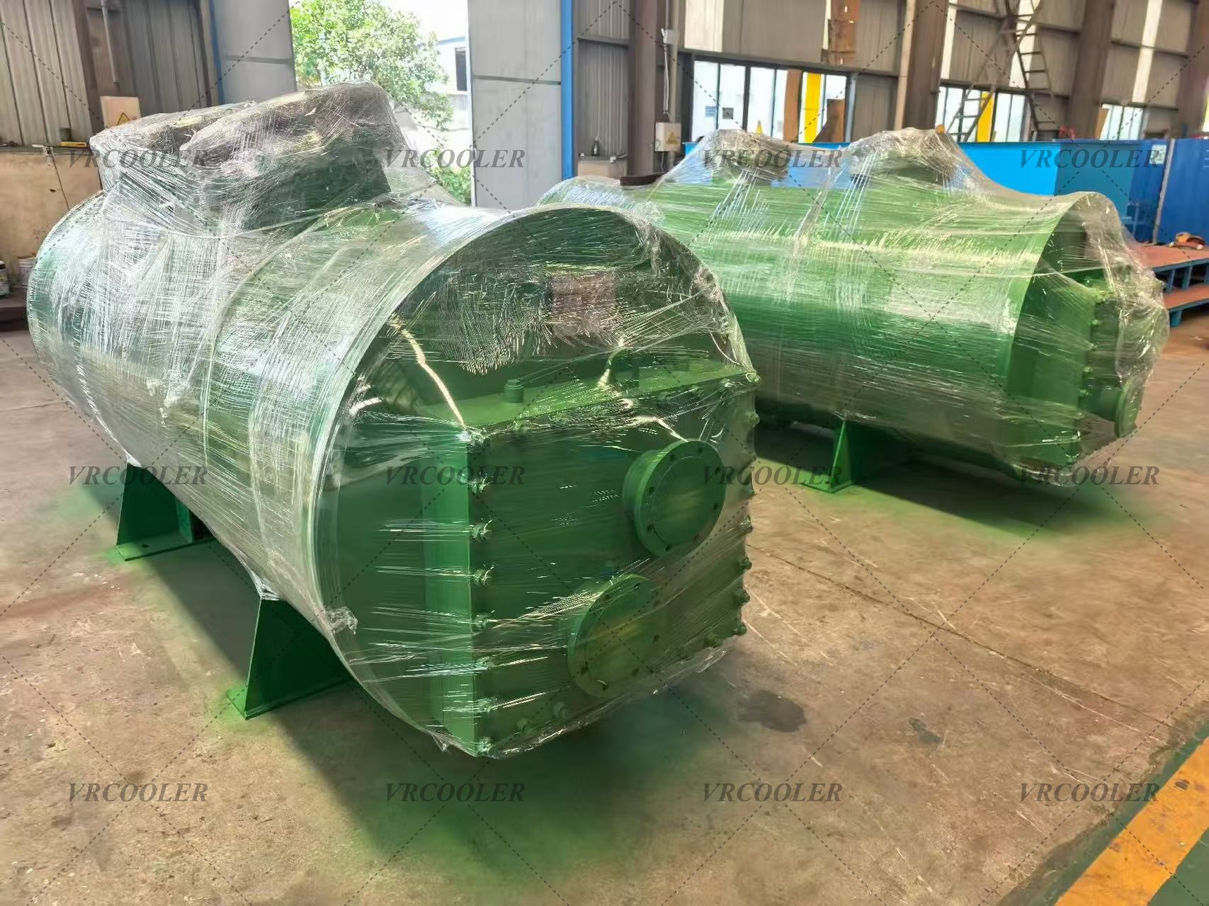 Custom Shell and Tube Heat Exchanger Core for Compressor Cooling