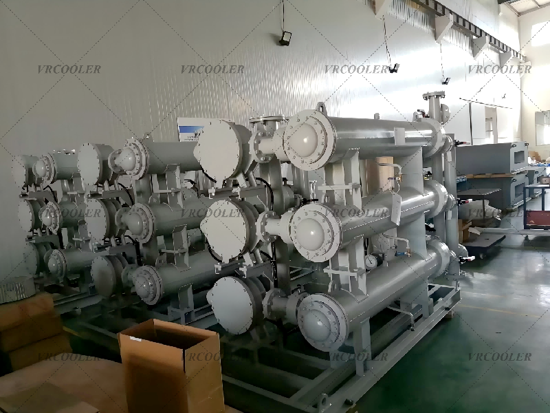 How does a transformer oil-water cooler work?