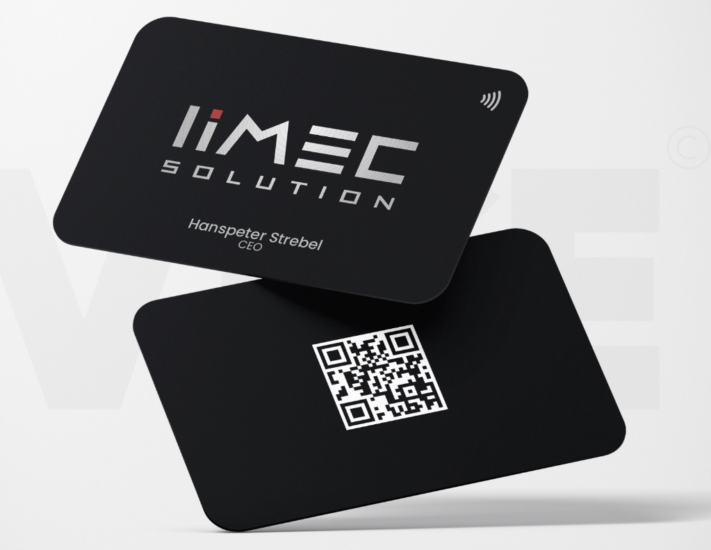 PVC塑料拉丝银NFC 213智能电子商务名片