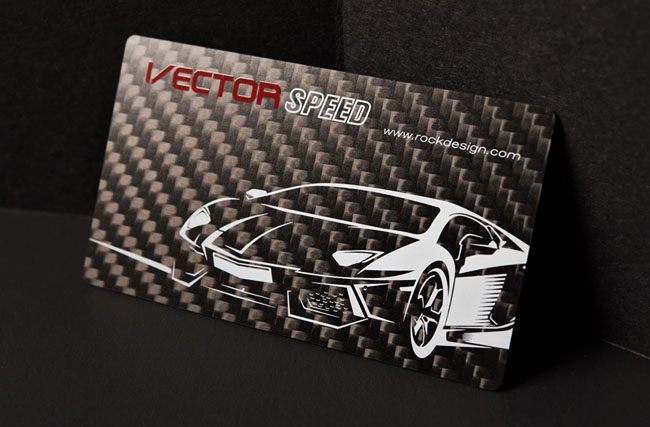 高质感碳纤维商务名片NFC智能卡