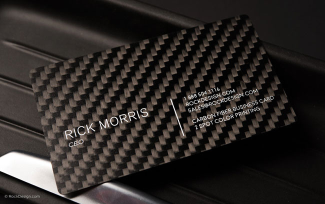 高质感碳纤维商务名片NFC智能卡