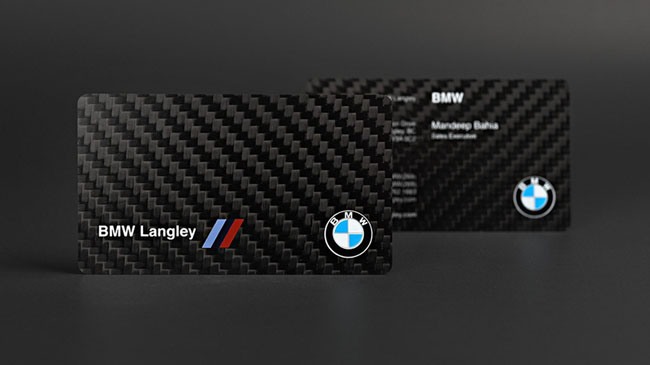 高质感碳纤维商务名片NFC智能卡