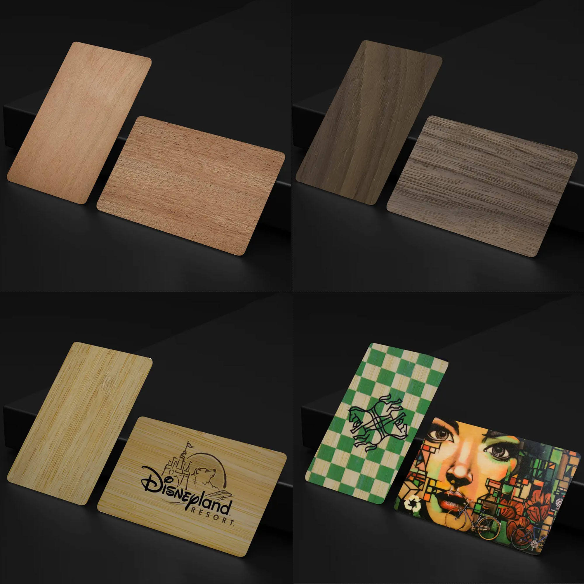 高端椴木NFC商务电子名片