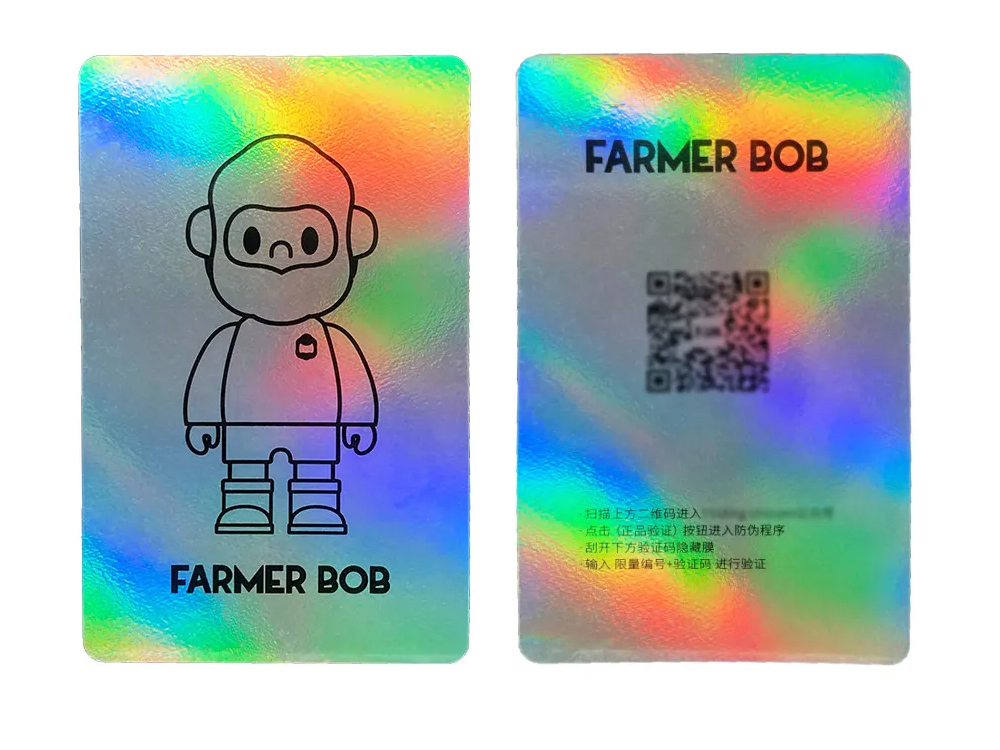 PVC塑料NFC213镭射智能感应名片