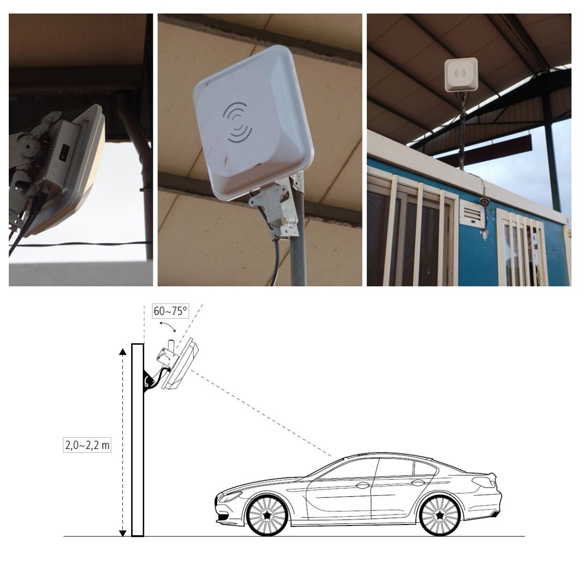 UHF挡风玻璃RFID标签汽车贴纸860-960Mhz用于RFID车辆跟踪系统UHF RFID标签