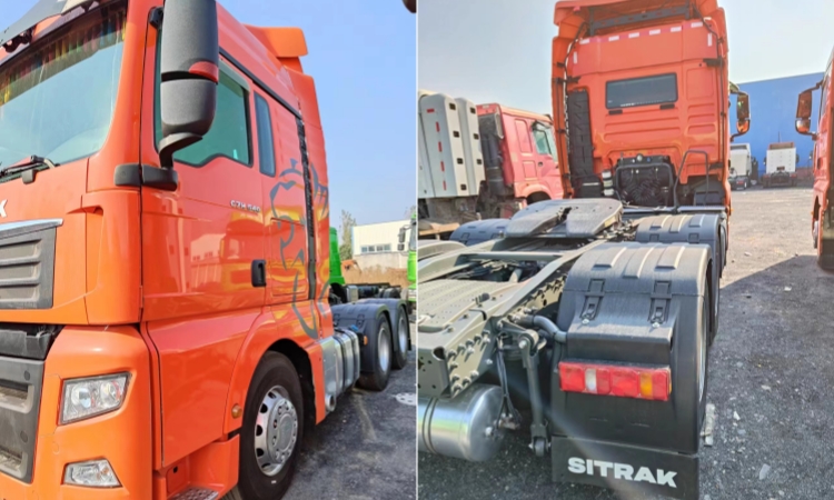 Sinotruk Sitrak C7H 540 Tractor Head is ready ship to Kazakhstan