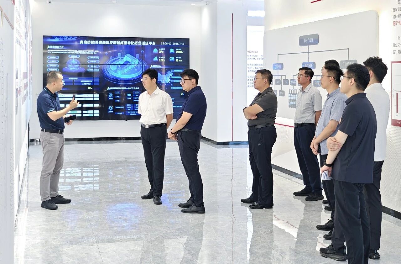 青岛高新区工委副书记、管委常务副主任，城阳区委副书记王新双一行莅临立菲生物考察调研