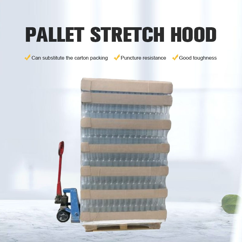 Упаковочная пленка Чехлы для поддонов Пленка PE Прозрачная упаковочная пленка Стретч-капюшон