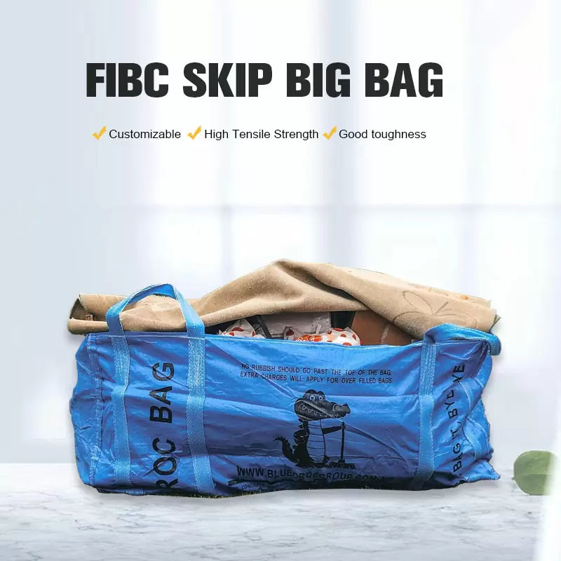 ПП тканый мешок для сбора строительных отходов, ландшафтный дизайн, садовый мусорный контейнер, мешок для мусора