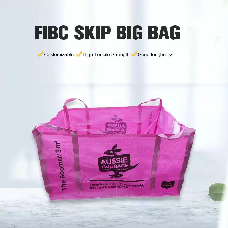 Переработка больших полипропиленовых тканых мешков для мусора, мешок для строительных отходов сообщества