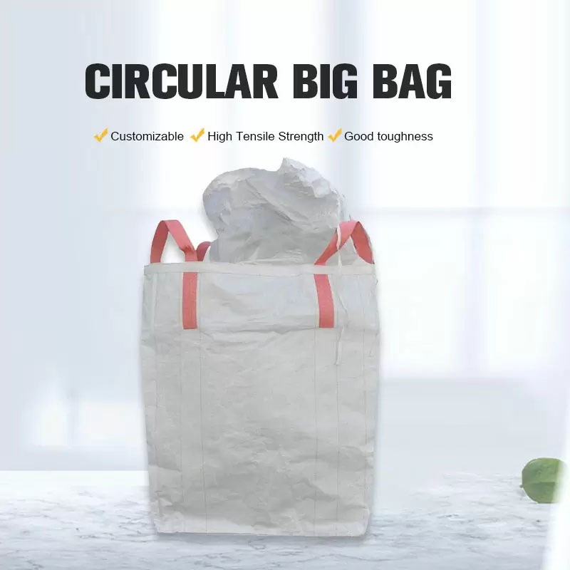 Большой сыпучий новый материал, полипропилен Fibc PP, большой 1000 кг, 1500 кг, 2000 кг, тканый гигантский мешок для удобрений, сельскохозяйственная упаковка, тонна