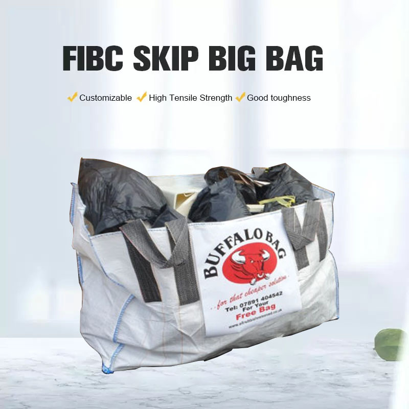 Полипропиленовый сплетенный мешок для больших объемов мусора для садовых мусорных контейнеров для строительных отходов