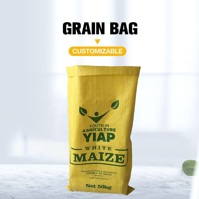 Полипропиленовый тканый мешок Сельскохозяйственное зерно Упаковка ПП тканый мешок