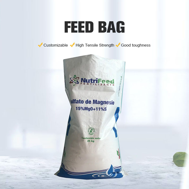 Полипропиленовый тканый упаковочный мешок Мешок для корма для животных Полипропиленовый тканый упаковочный мешок Мешок для корма для животных