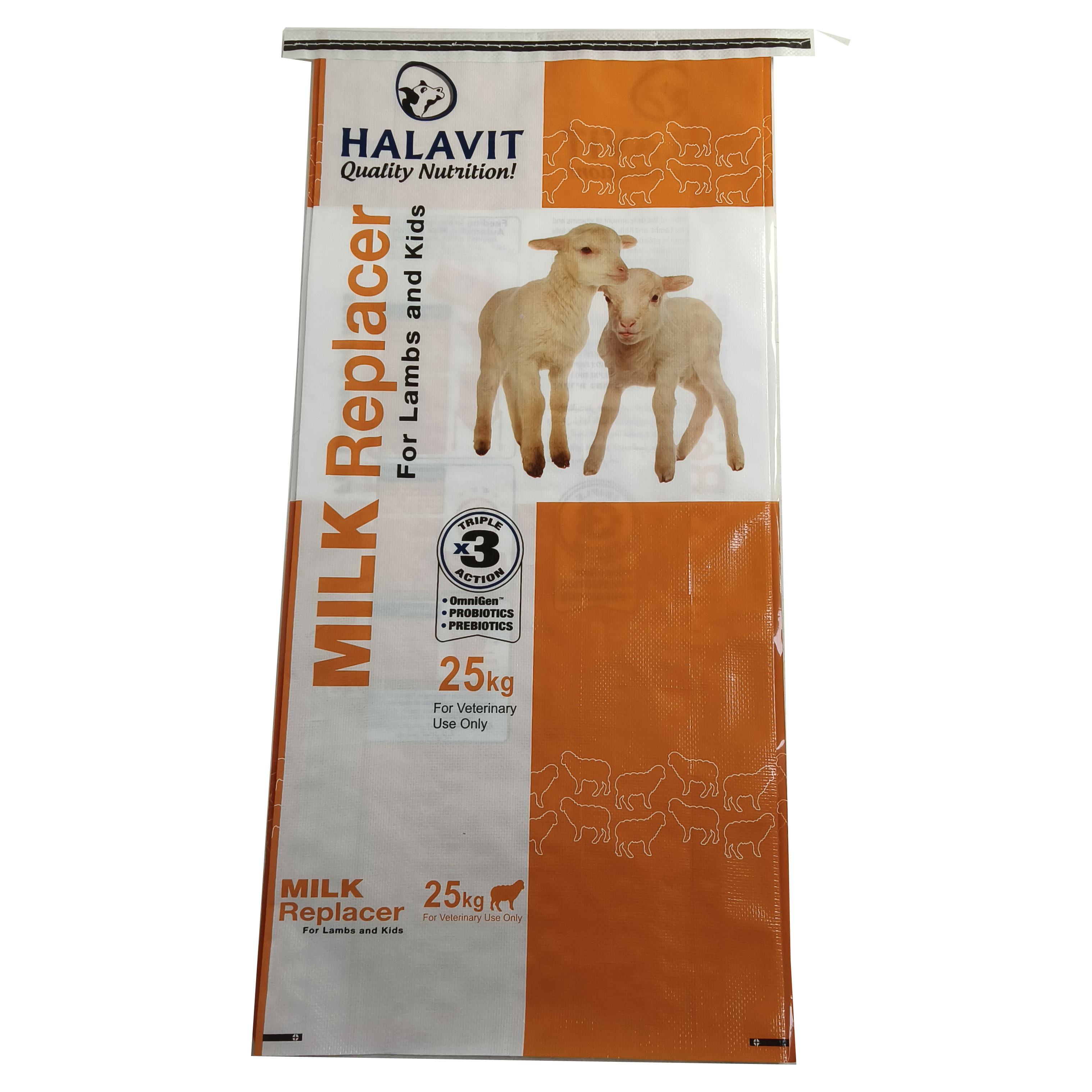 Фабрика Bopp pp ламинированный тканый мешок для корма для птицы, упаковочный мешок 