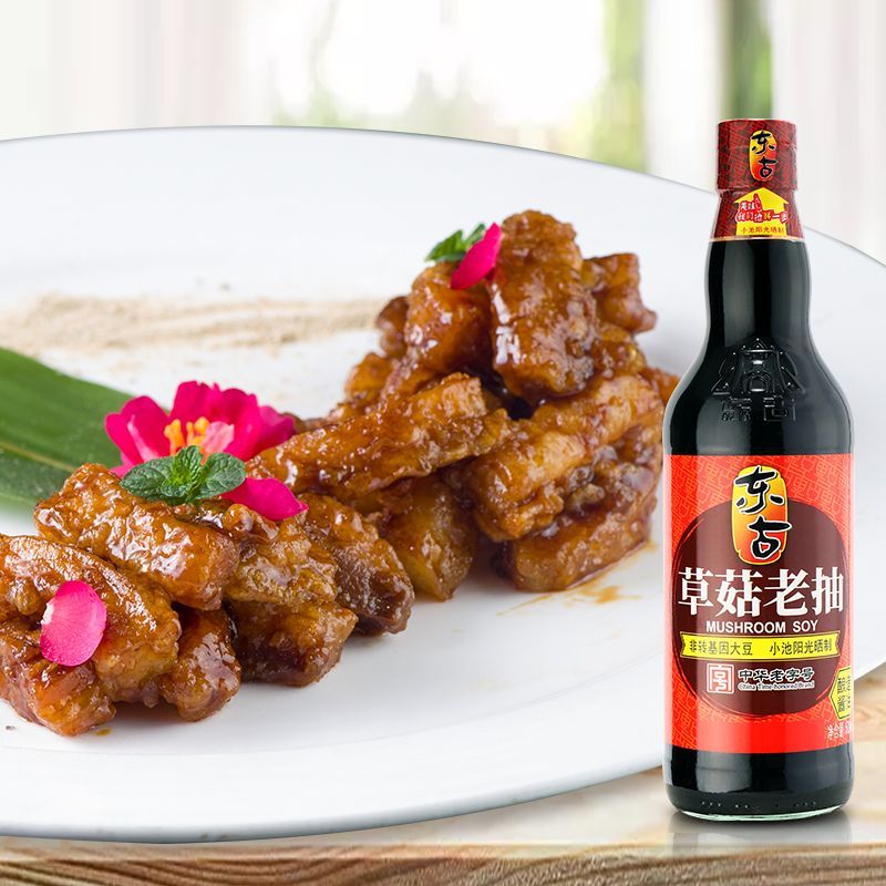 东古酱油草菇老抽500ml