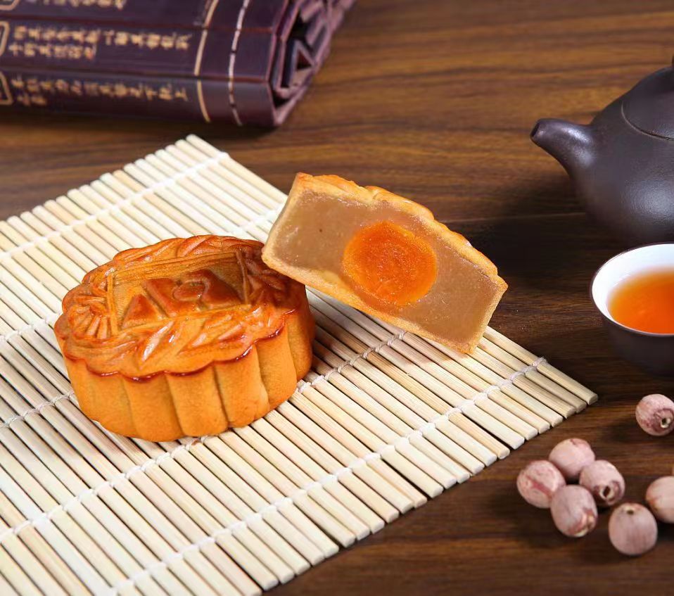 文华蛋黄莲蓉月饼 640克 