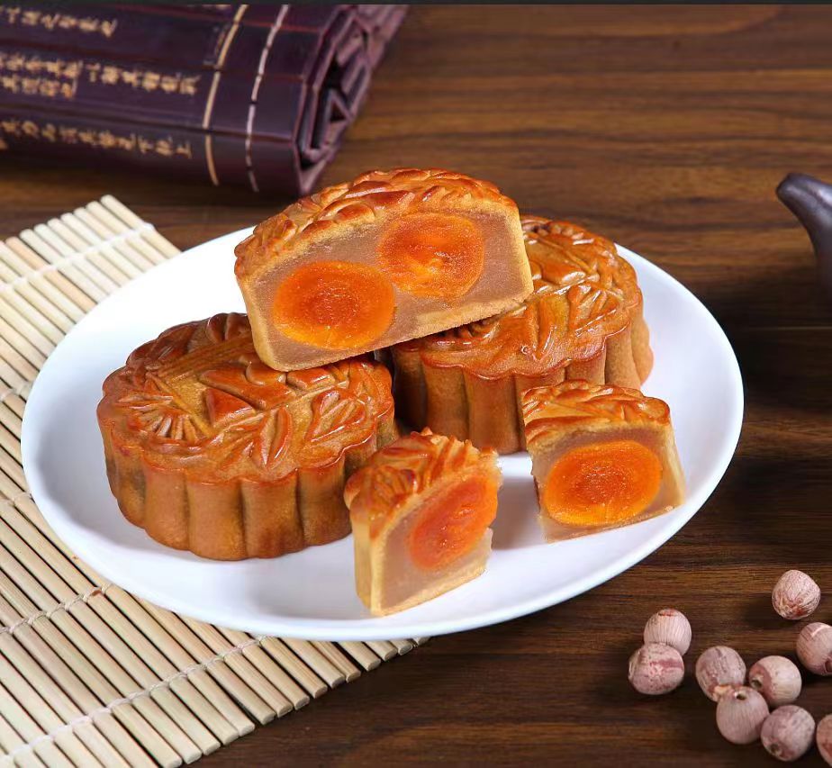 文华双黄莲蓉月饼 640克