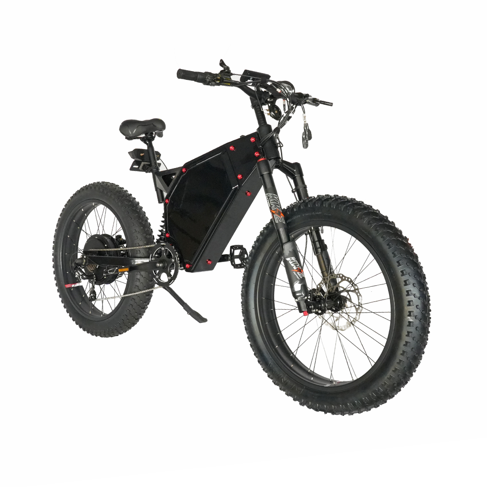 Stealth Bomber Fat Tire Electric Bike Full Suspension 5000W Enduro Ebike
