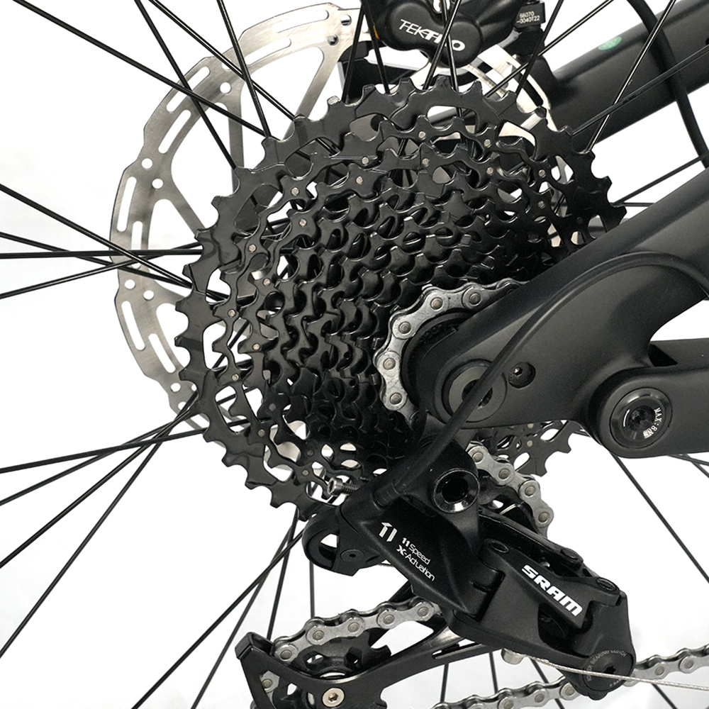 Carbon Fiber Frame Full Suspension Ebike Bafang M620 Mid Drive Electric Mountain Bike 