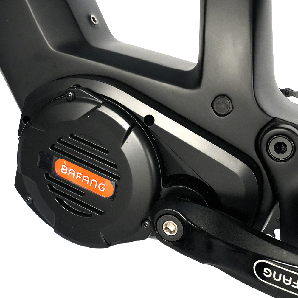 Carbon Fiber Frame Electric Bike 48V 1000W Full Suspension Electric Bicycle Bafang M620 Mid motor Fat Tyre Ebike