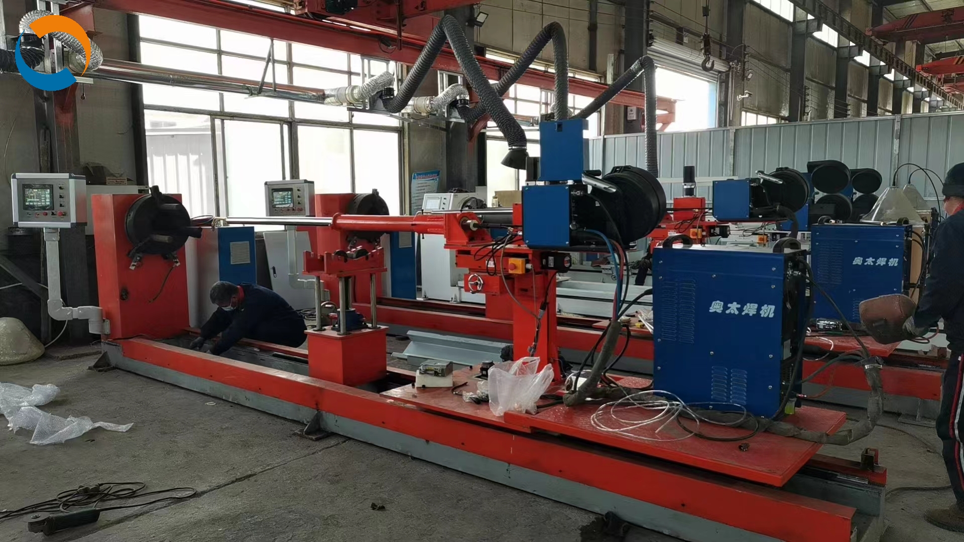 Сварка поверхности внутренней стенки цилиндра