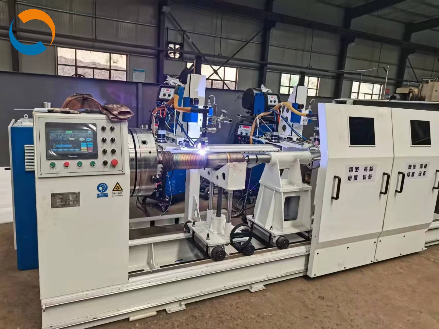 Сварка поверхности внутренней стенки цилиндра