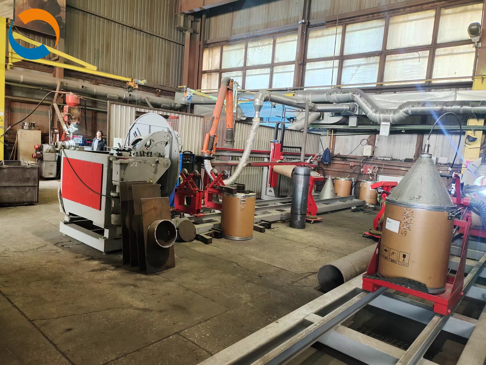 Сварка поверхности внутренней стенки цилиндра