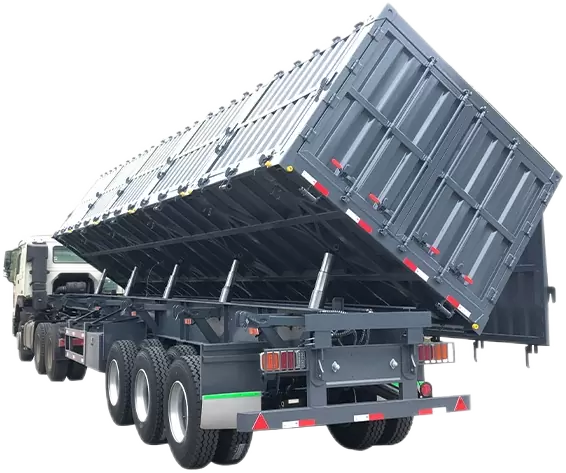 Overturned truck