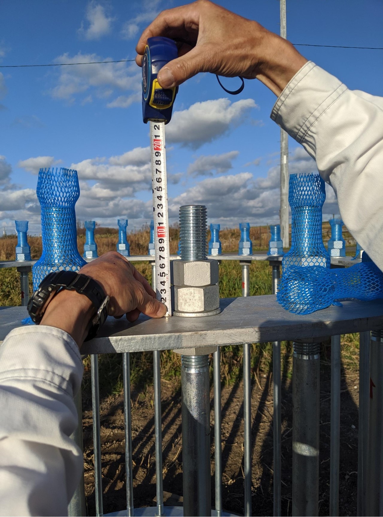 自立型風力発電プロジェクトのフェーズIIIが集中建設中