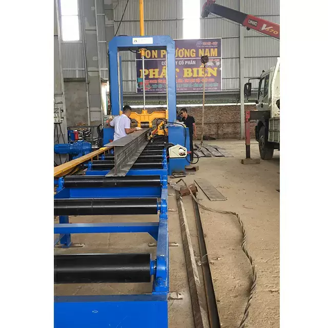 Light Duty H Beam Assembling Machine 