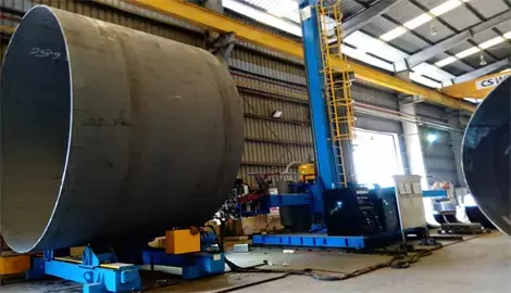 Column and Boom Welding Machine 