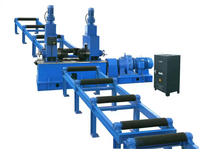 H-Beam Flahge Straightening Machine is specialized to deform welded H-beam, including mechanical type and hydraulic type