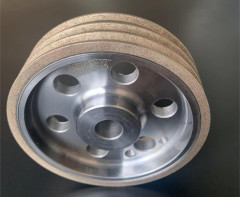 Алмазный шлифовальный круг с бронзовым покрытием, шлифование кромок стекла