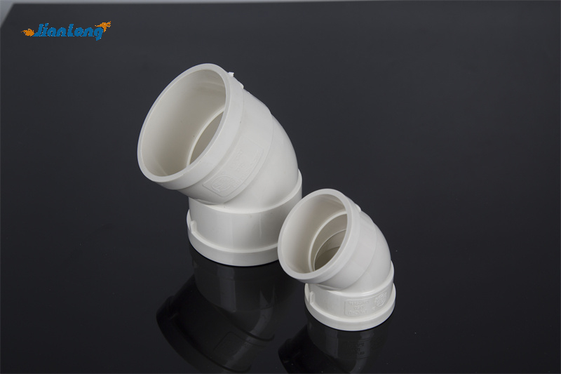 Колено ПВХ 45 градусов