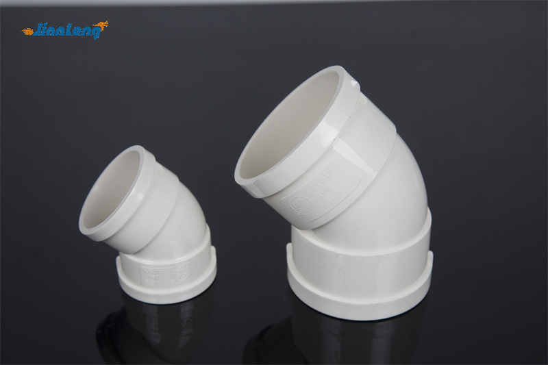 Колено ПВХ 45 градусов