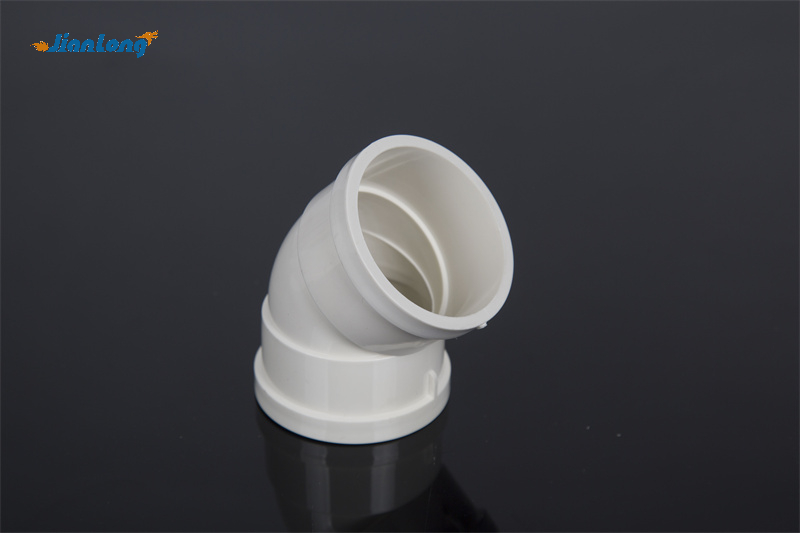 Колено ПВХ 45 градусов