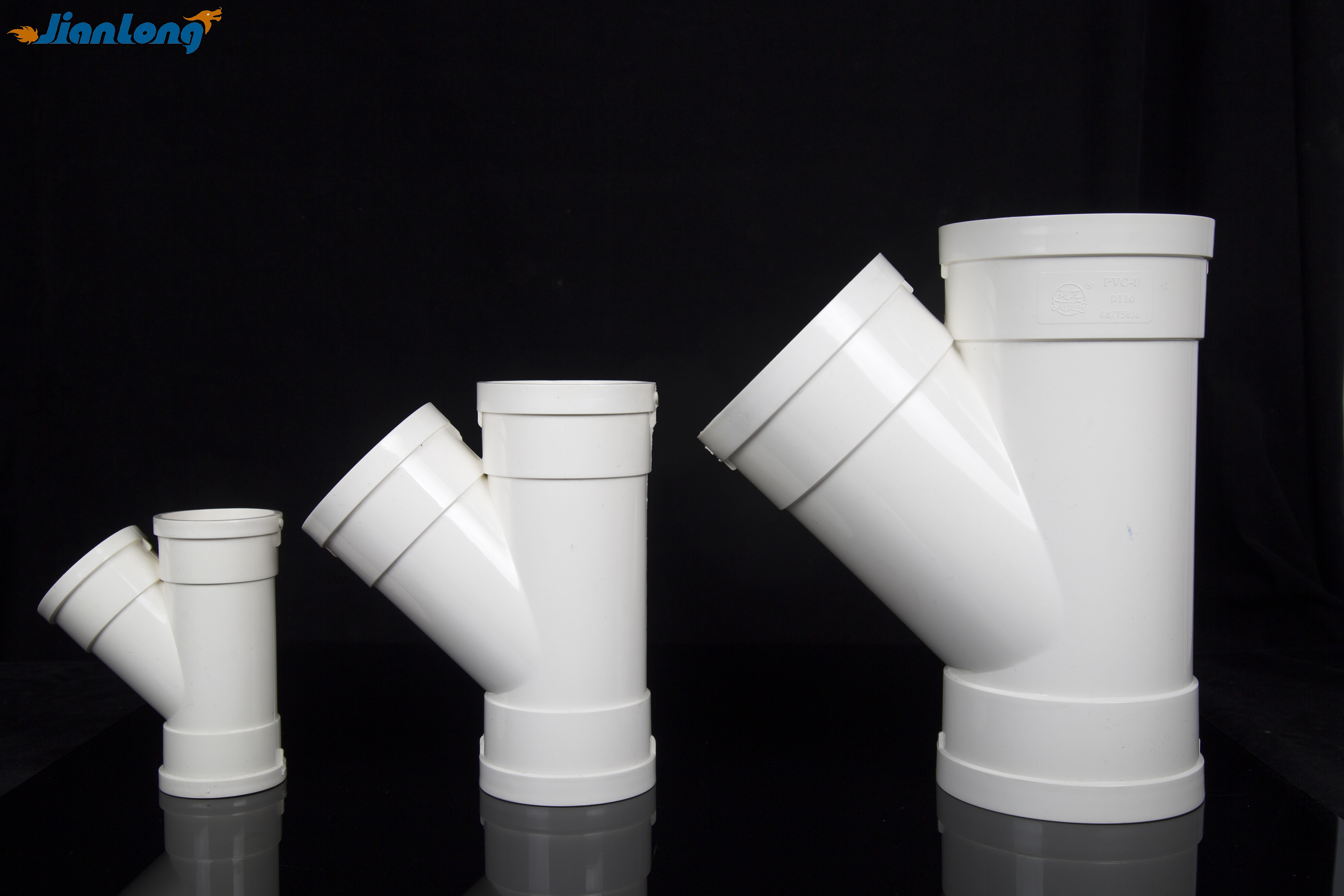 Диагональный тройник из ПВХ