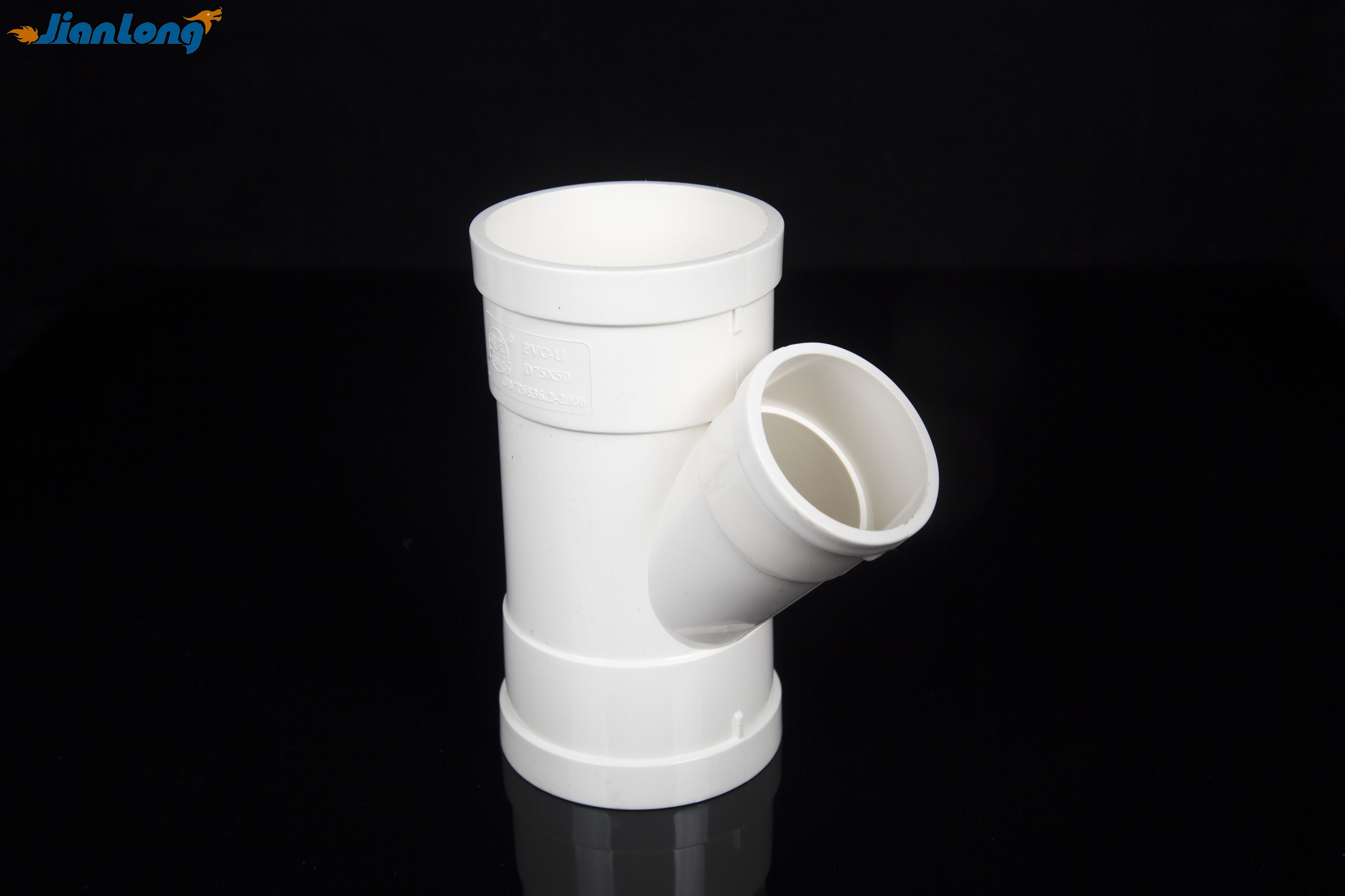 Диагональный тройник из ПВХ