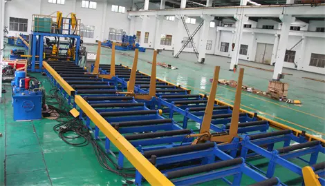 Горизонтальная производственная линия H-образной балки