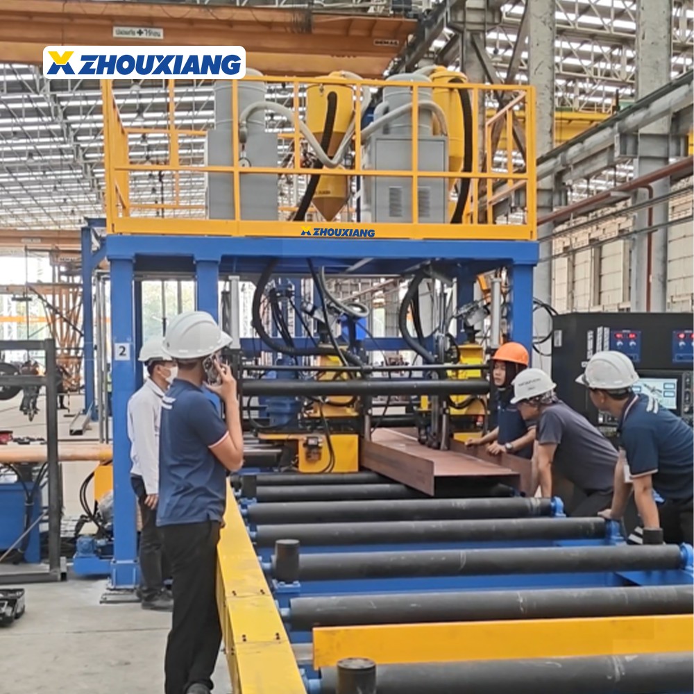 H Beam Horizontal Production Line4