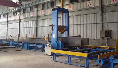 Máquina de ensamblaje de vigas en H para cargas pesadas