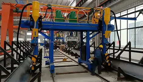 Máquina de soldadura de vigas H 