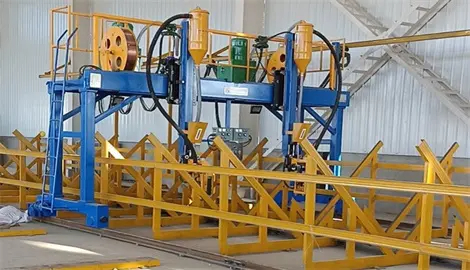 Máquina de soldadura de vigas H 