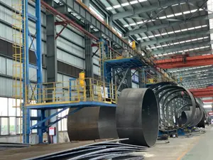 Línea de producción de torres eólicas 