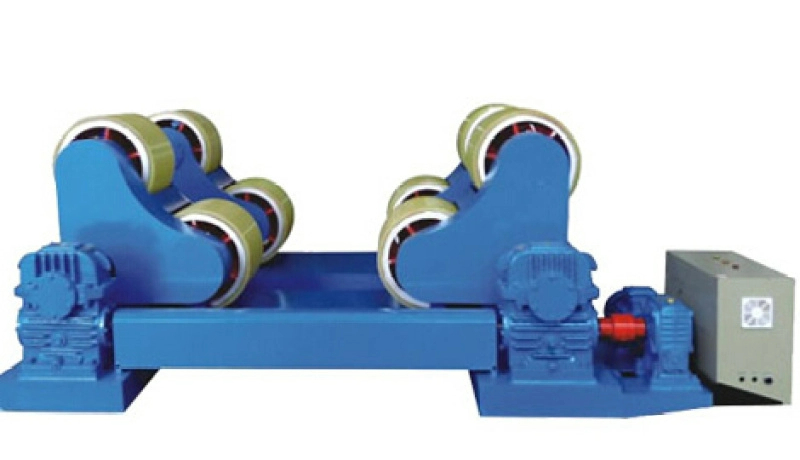 Procedimiento de operación segura del rotador de soldadura/rodillos giratorios