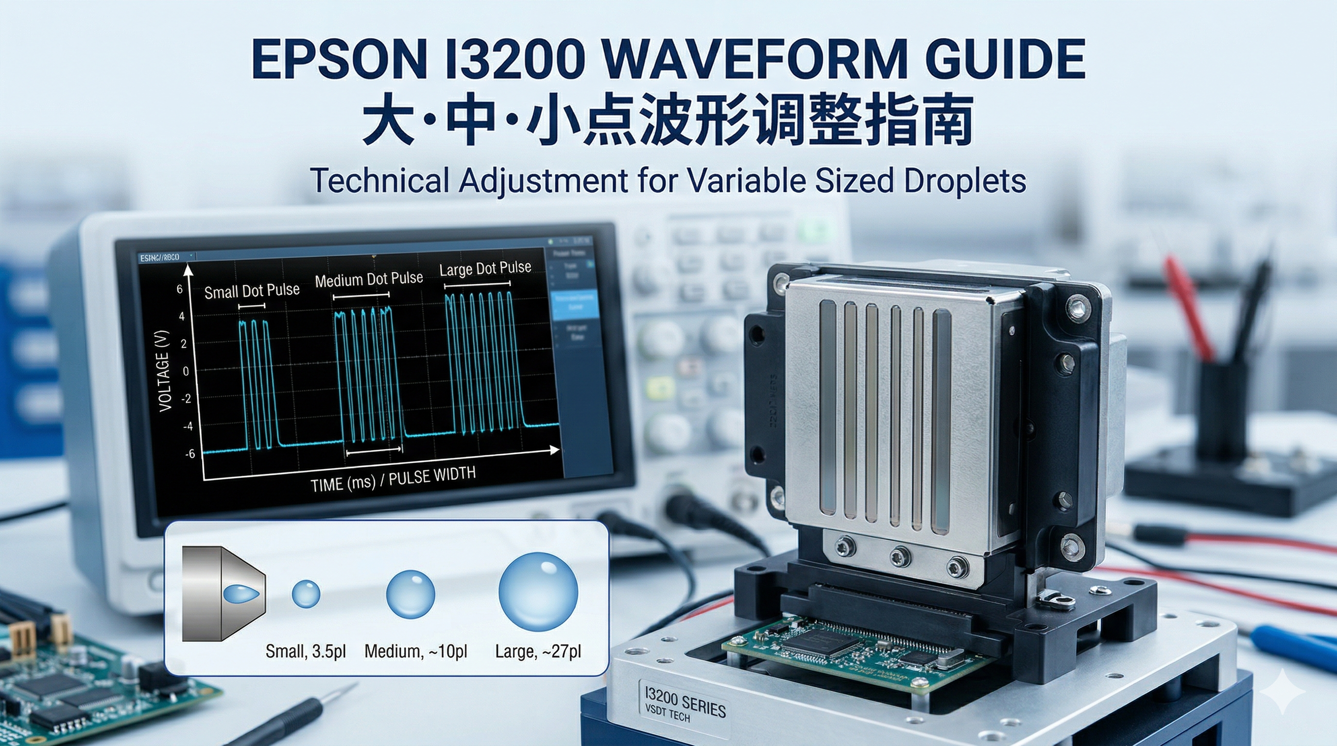 The Complete Guide: How to Adjust Epson I3200 Printhead Waveforms (Large, Medium, Small Dots)