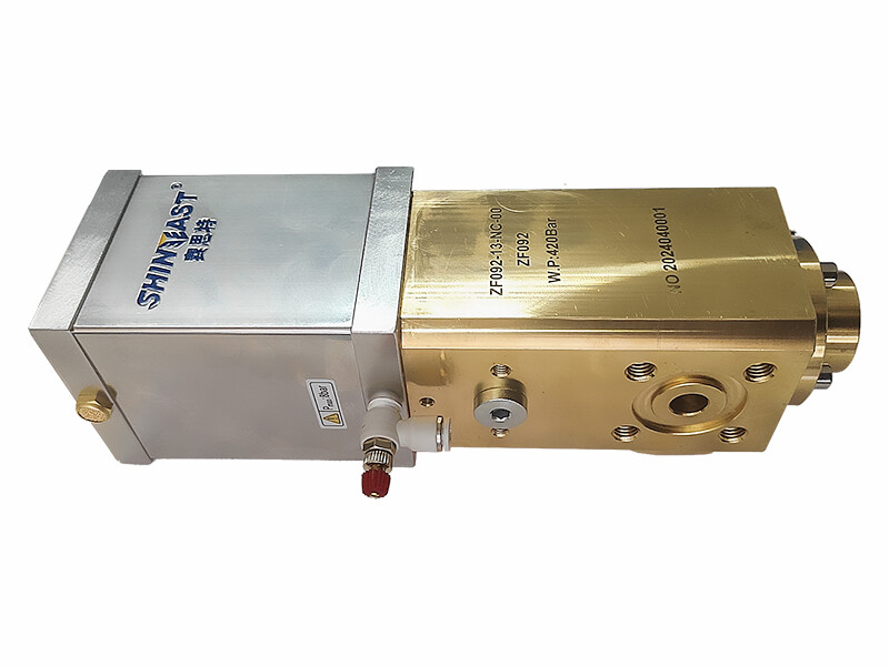 Válvula de cierre para servicio de oxígeno